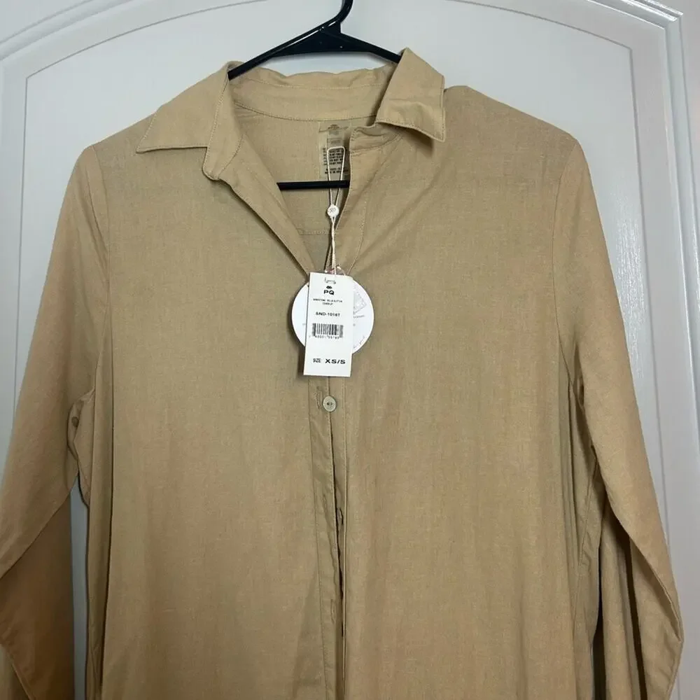 PQ Waterlily Billie Swim Cover Up Dress Size XS/S NWT beach boho vacation chic - Picture 9 of 13